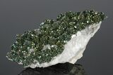 Lustrous Marcasite Crystals on Calcite - Linwood Mine, Iowa #176023-2